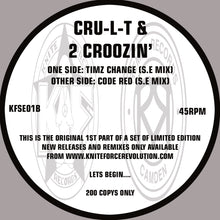 Load image into Gallery viewer, Cru-l-t &amp; 2 Croozin' - Special Edition Volume 1 EP - Kniteforce Records - KFSE01 - Old Skool - 10" Black Vinyl, Sealed Plastic Bag Sleeve