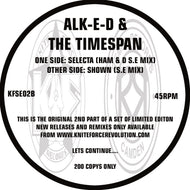 Alk-e-d & The Timespan - Special Edition Volume 2 EP - Kniteforce Records - KFSE02 - Old Skool - 10