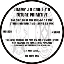Load image into Gallery viewer, Jimmy J &amp; Cru-l-t &amp; Future Primitive - Special Edition Volume 3 EP - Kniteforce Records - KFSE03 - Old Skool - 10" Black Vinyl, Sealed Plastic Bag Sleeve