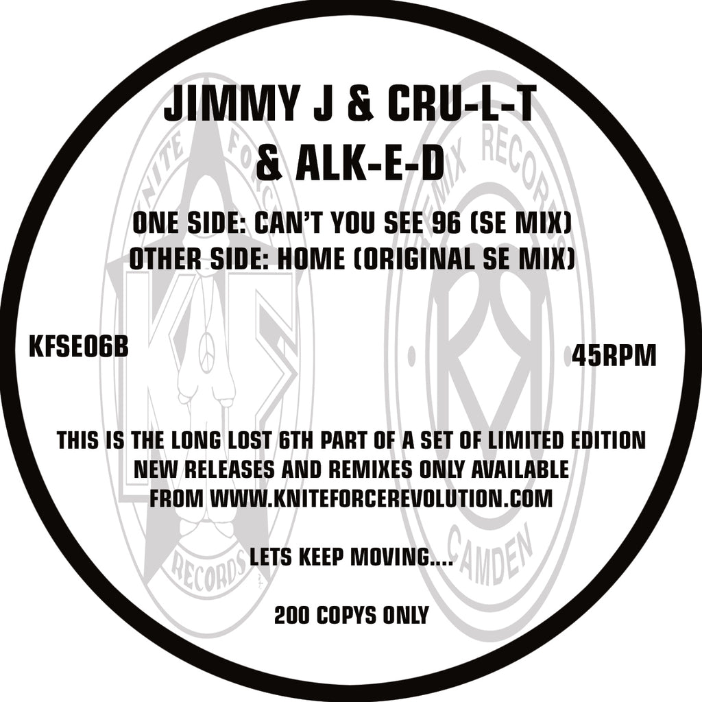 Jimmy J & Cru-l-t / Alk-E-D - Kniteforce Special Edition Volume 6 - KFSE06 back