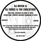 DJ Brisk / DJ Force & The Evolution - Kniteforce Special Edition Volume 7 - KFSE07 back