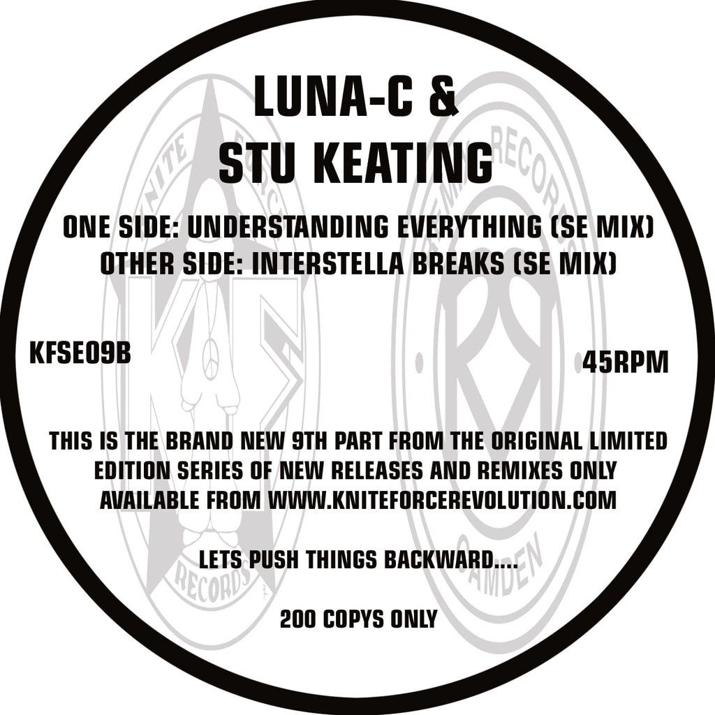 Luna-C / Stu Keating - Kniteforce Special Edition Volume 9 - KFSE09 back