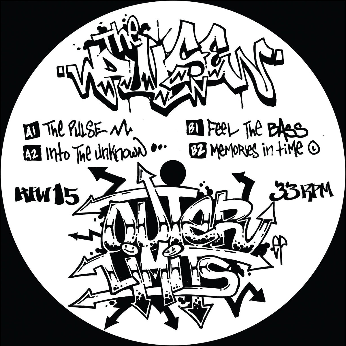 The Pulse - Outer Limits EP - Kniteforce White - KFW015 - 12" vinyl