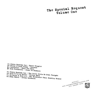 Heavy Systems Inc, Sunny & Deck Hussy - Knite Force White Records - The Special Request LP - KFWLP01 - 2 x 12" Vinyl