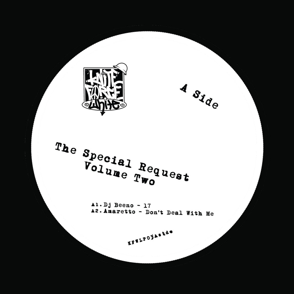 DJ Beeno, Amaretto, Hannibal Selector and Others - Special Request Volume 2 - Kniteforce White Records - KFWLP03 - Old Skool - 2 x 12" Clear Red Vinyl