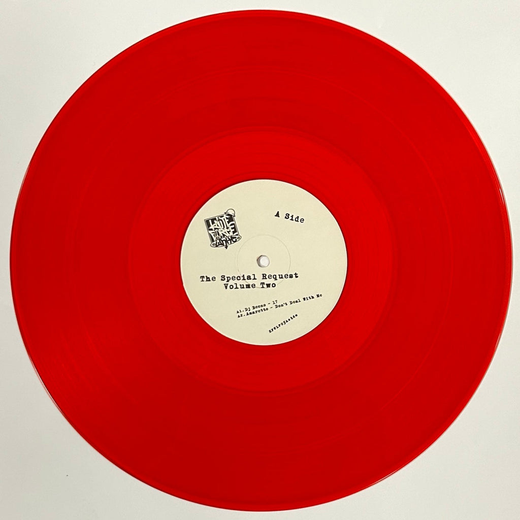 DJ Beeno, Amaretto, Hannibal Selector and Others - Special Request Volume 2 - Kniteforce White Records - KFWLP03 - Old Skool - 2 x 12" Clear Red Vinyl