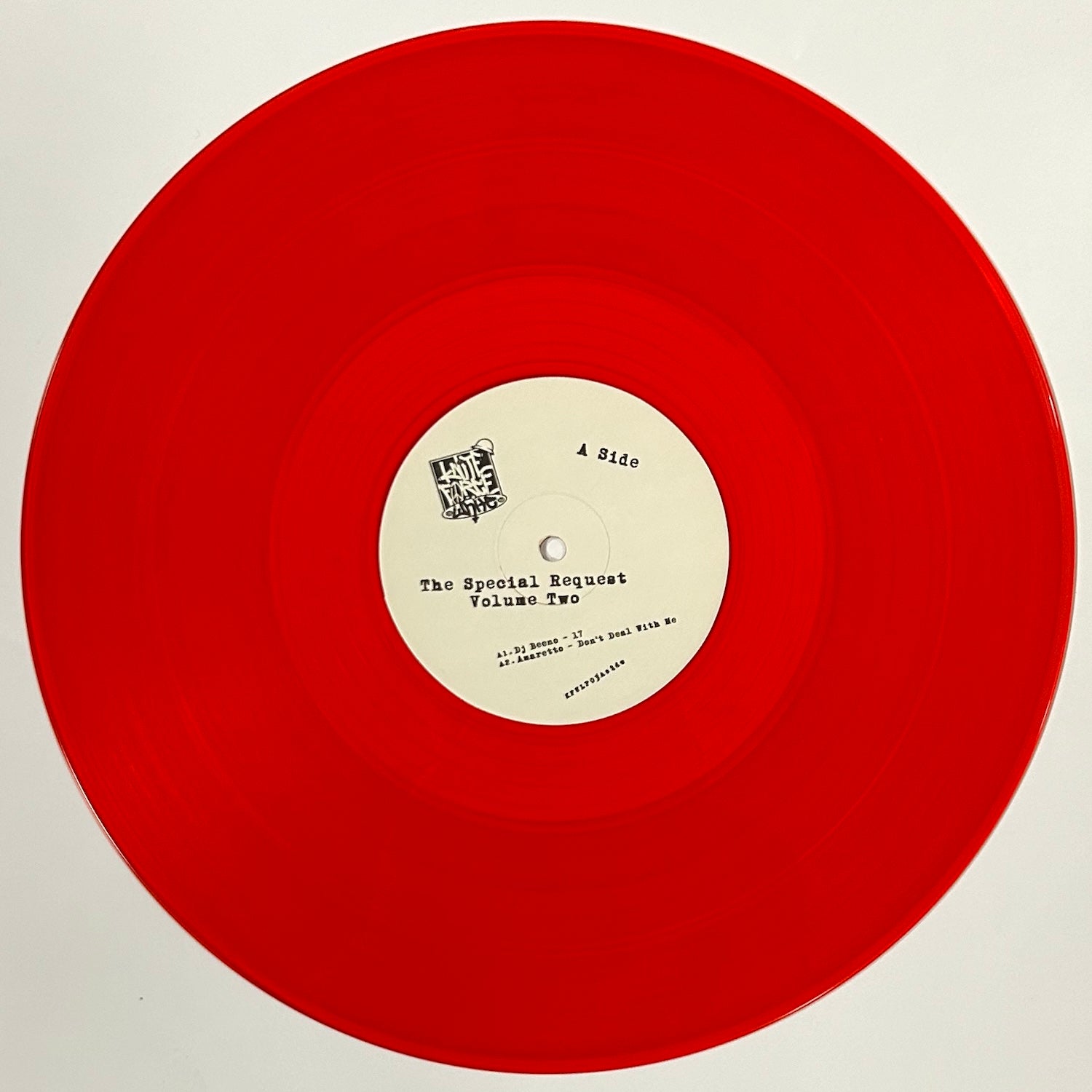 DJ Beeno, Amaretto, Hannibal Selector and Others - Special Request Volume 2 - Kniteforce White Records - KFWLP03 - Old Skool - 2 x 12" Clear Red Vinyl