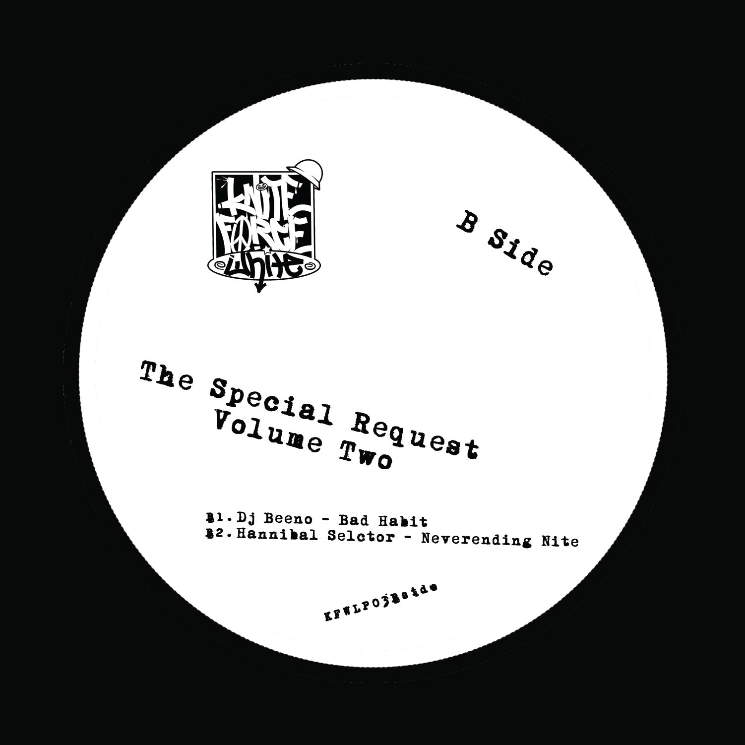 DJ Beeno, Amaretto, Hannibal Selector and Others - Special Request Volume 2 - Kniteforce White Records - KFWLP03 - Old Skool - 2 x 12" Clear Red Vinyl