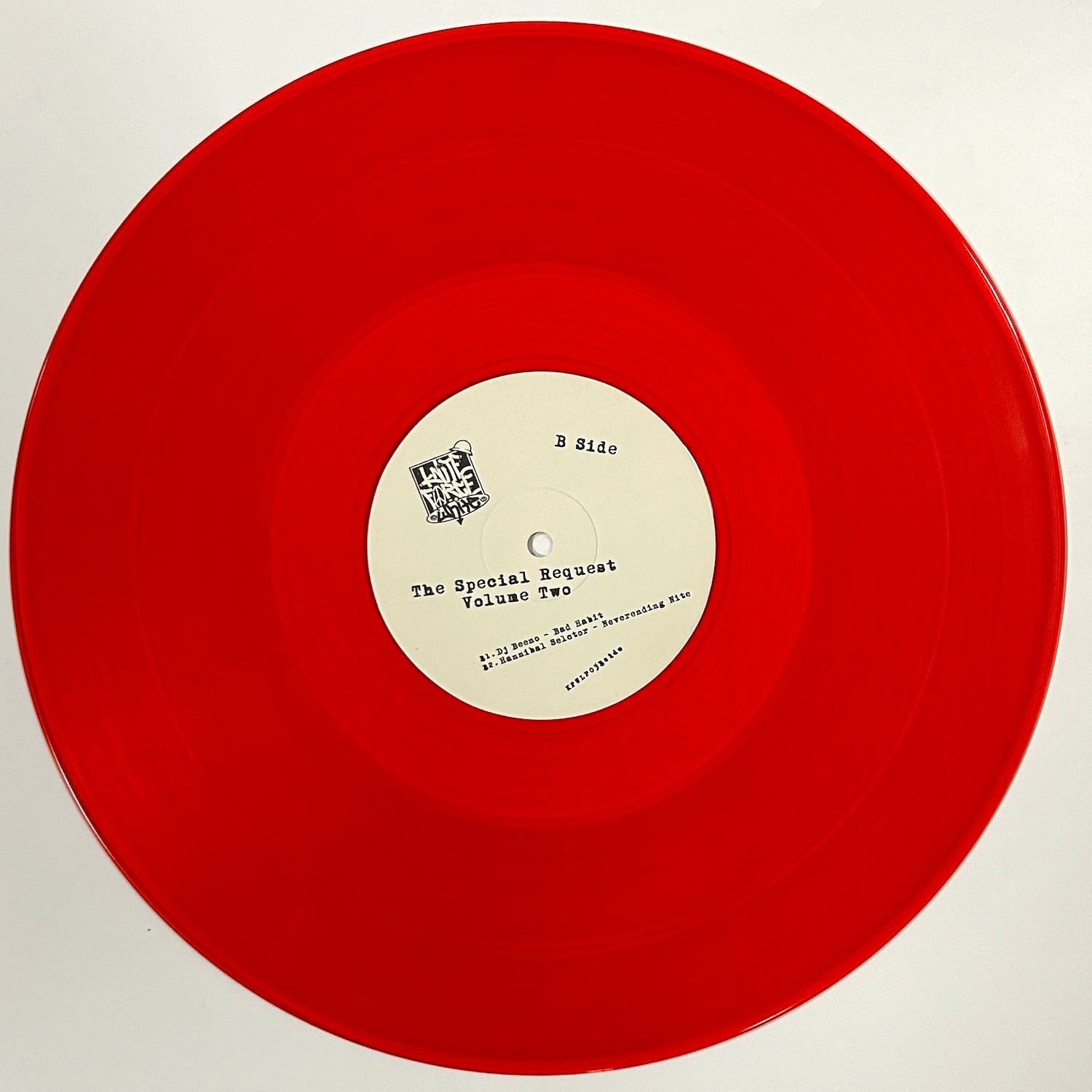 DJ Beeno, Amaretto, Hannibal Selector and Others - Special Request Volume 2 - Kniteforce White Records - KFWLP03 - Old Skool - 2 x 12" Clear Red Vinyl