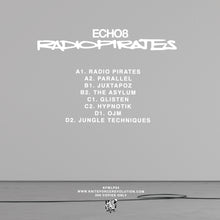 Load image into Gallery viewer, Echo8 - Radiopirates 2 x 12&quot; LP - Kniteforce White Recordings - KFWLP04 - Old Skool - 2 x 12&quot; Transparent Orange Vinyl