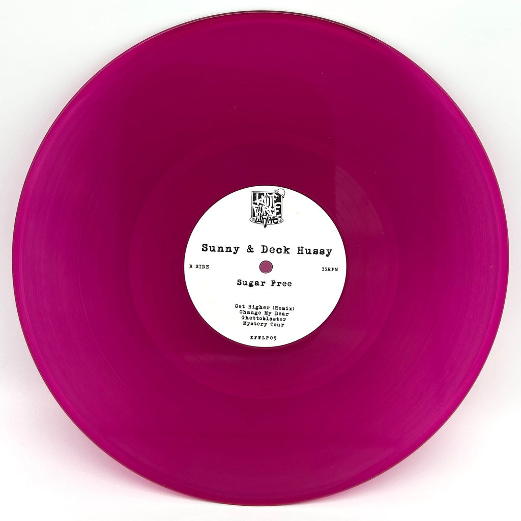 Sunny & Deck Hussy - Sugar Free - KFWLP05 purple vinyl side B