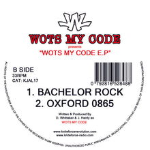 Load image into Gallery viewer, Just Another Label - Wots My Code - Wots My Code EP (inc. Dubplate) - Kniteforce - 12&quot; Vinyl -  KJAL17