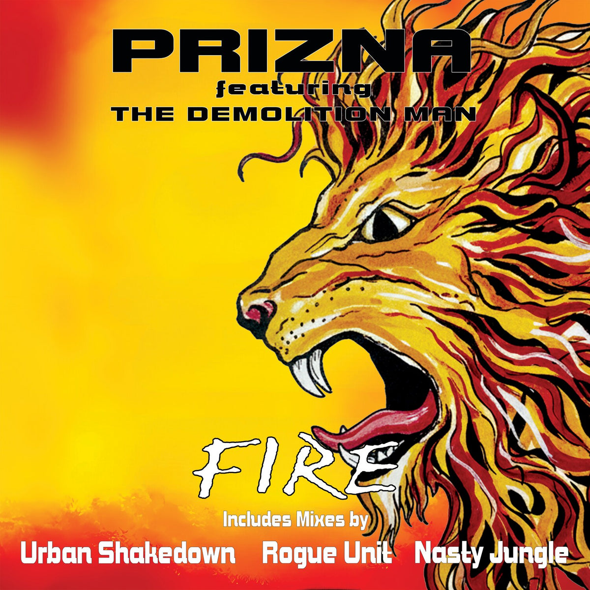 Prizna Featuring The Demolition Man - Fire Remixes - KLB11