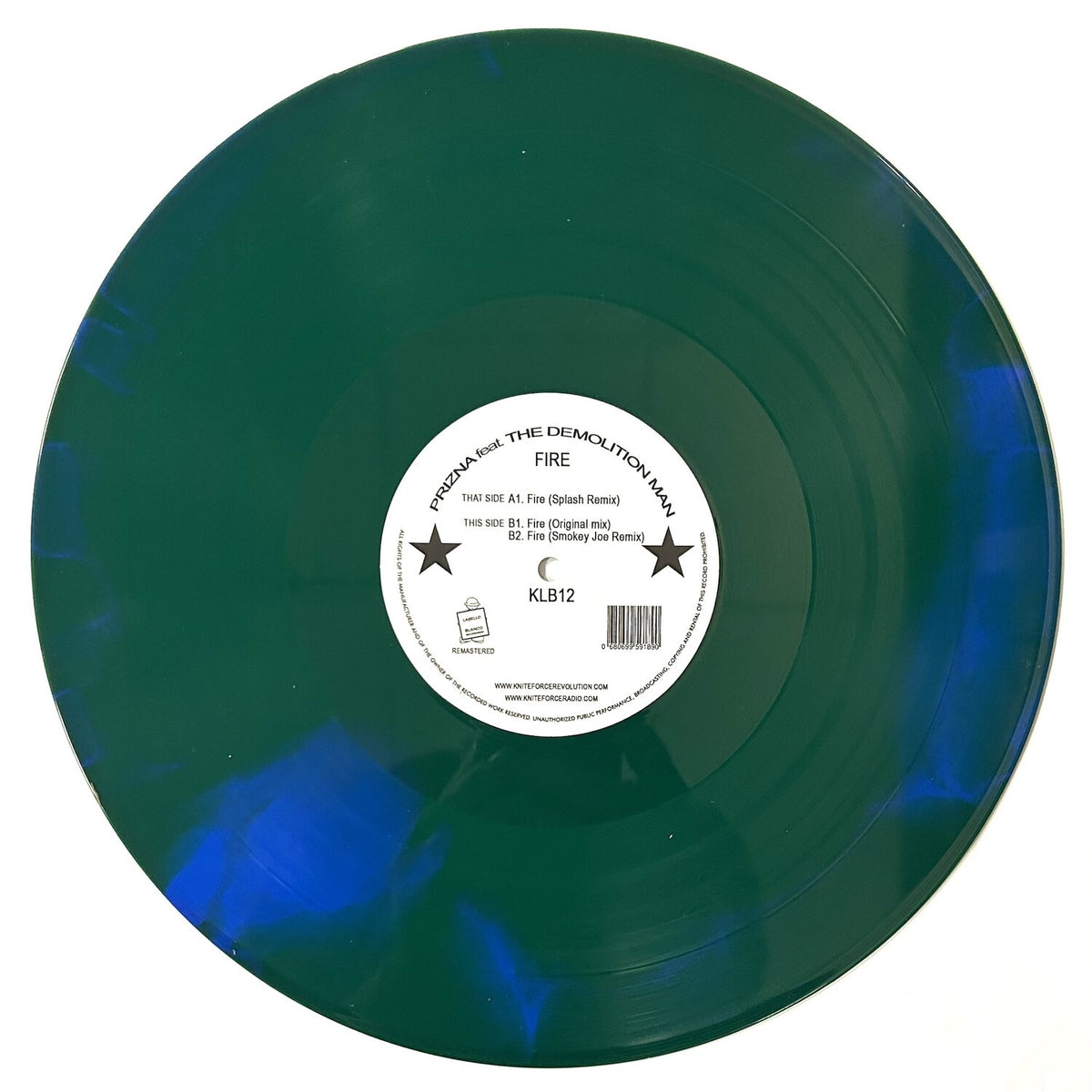Prizna Featuring The Demolition Man - Fire - KLB12SE vinyl B side