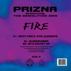 Prizna Featuring The Demolition Man - Fire Remixes 2 - KLB13SE back