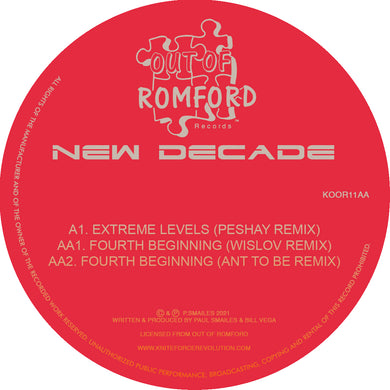 New Decade - Remixes EP (Peshay/Wislov/Ant To Be - Out Of Romford - KOOR11 - 12
