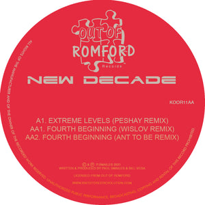 New Decade - Remixes EP (Peshay/Wislov/Ant To Be - Out Of Romford - KOOR11 - 12" Vinyl