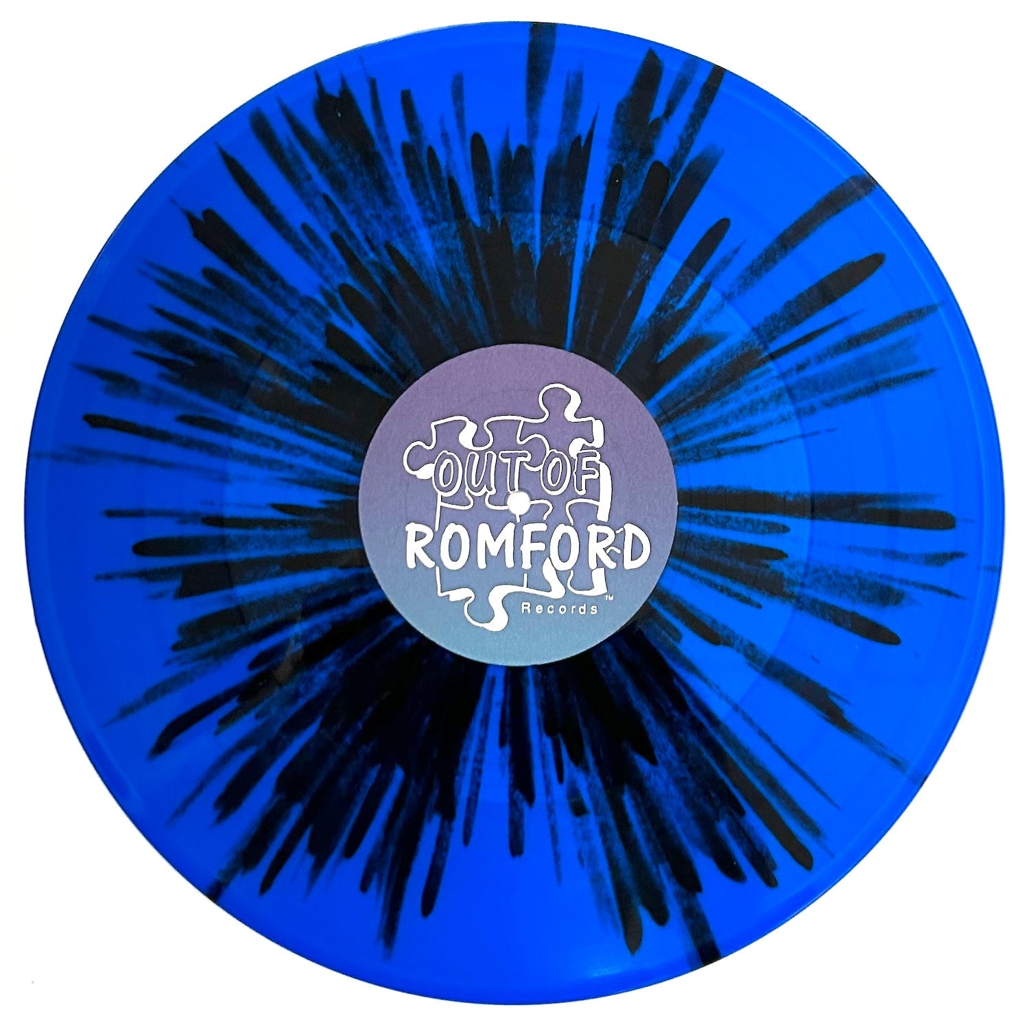 New Decade - All Too Much/Future Tense - Out Of Romford Records - KOOR21 - Old Skool - 12" Blue Splatter Vinyl