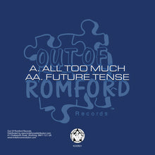 Load image into Gallery viewer, New Decade - All Too Much/Future Tense - Out Of Romford Records - KOOR21 - Old Skool - 12&quot; Blue Splatter Vinyl