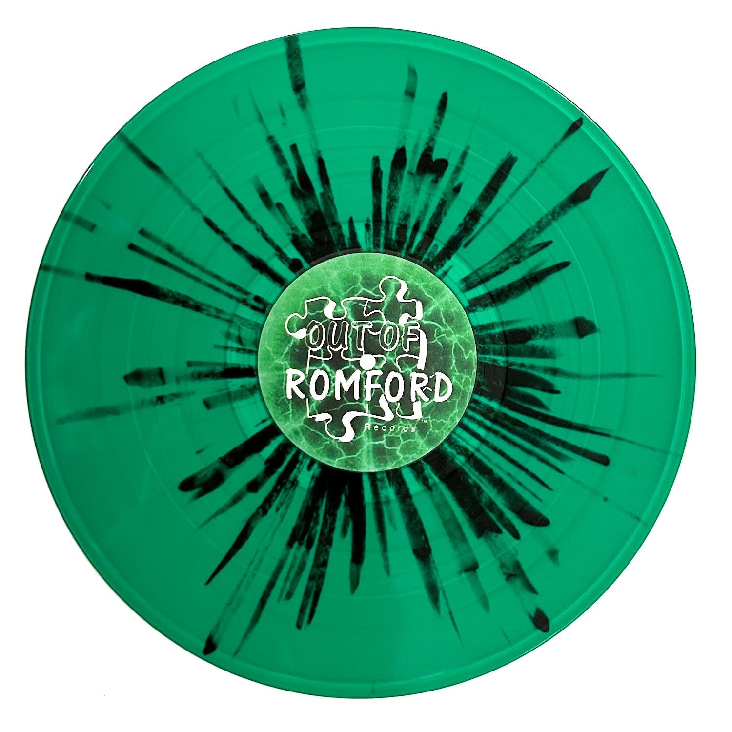 Volatile State - Fallen Planet EP - Out Of Romford Records - KOOR22 - Old Skool - 12" Green Splatter Version