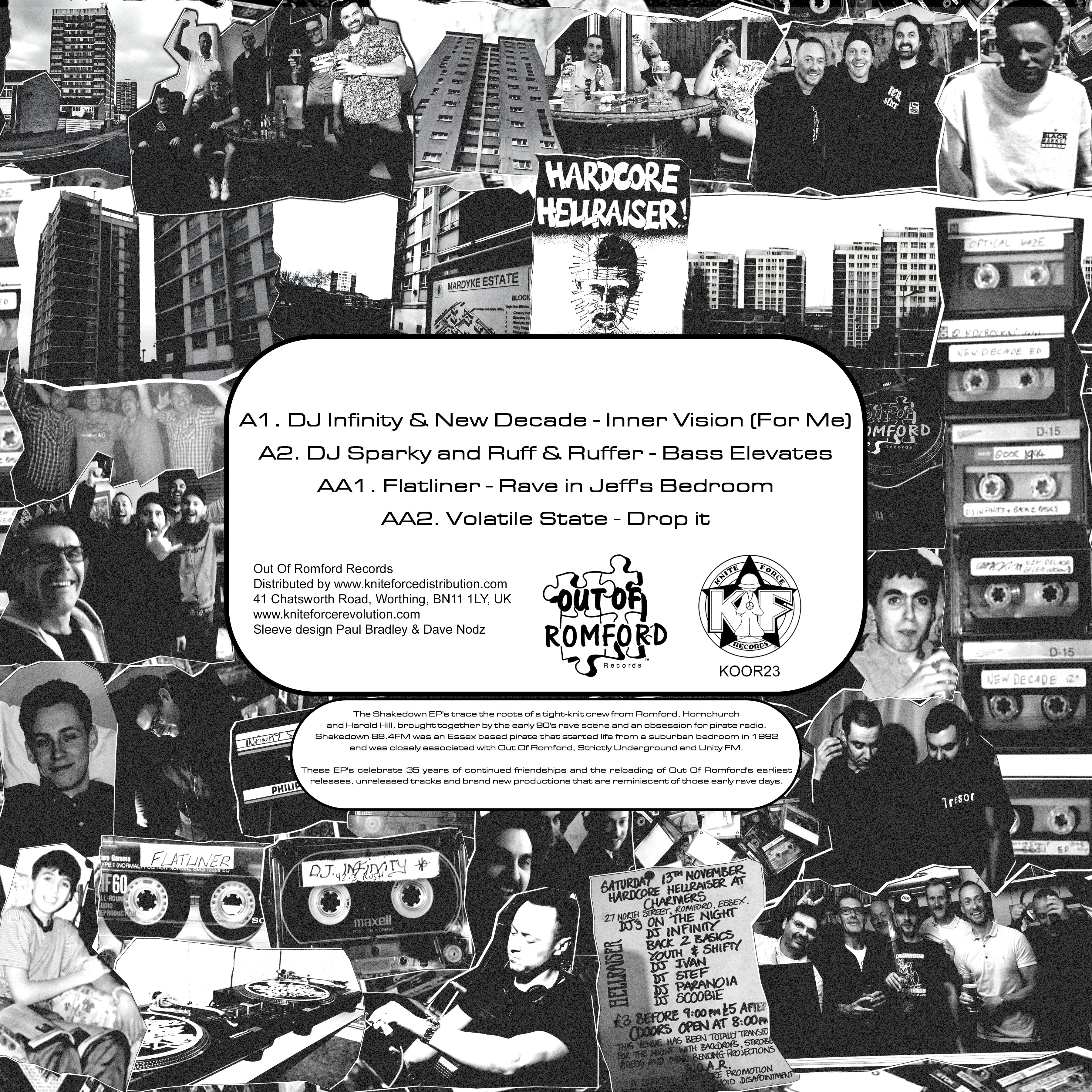 The Shakedown EP 2 - back sleeve