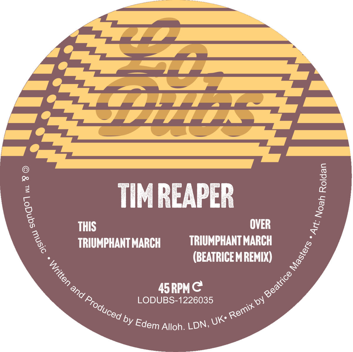 Tim Reaper - Triumphant March - LODUBS-1226035 label