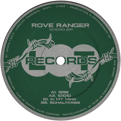 Rove Ranger - 101010 EP [silver marbled vinyl] - Lobster Theremin - LT068RP - Techno -12