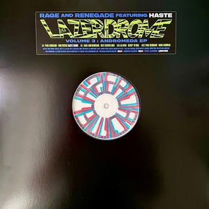 Rage And Renegade Featuring Haste – Lazerdrome Volume 3 : Andromeda EP - 12"Blue Transluscent Vinyl + digi - PHON003