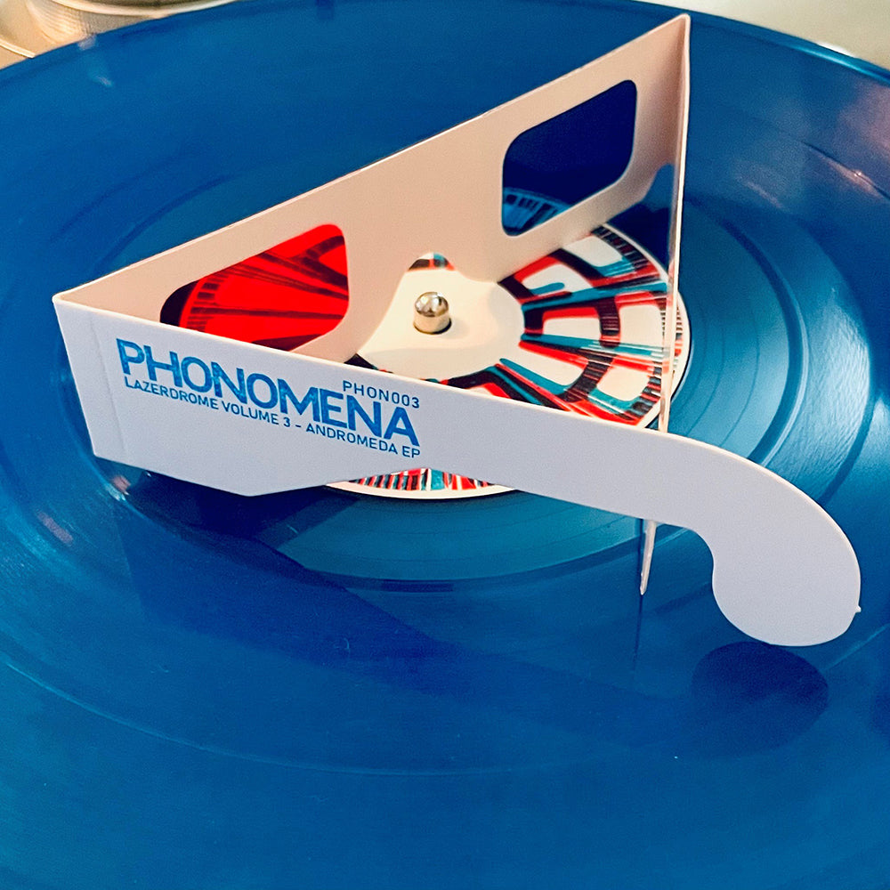 Rage And Renegade Featuring Haste – Lazerdrome Volume 3 : Andromeda EP - 12" Blue Transluscent Vinyl + digi - PHON003