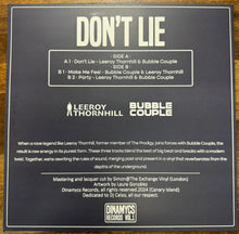 Load image into Gallery viewer, Leeroy Thornhill &amp; Bubble Couple – Don&#39;t Lie - Dinamycs Records – DNM001 - Spanish Breaks