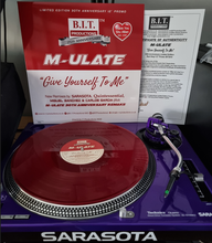 Load image into Gallery viewer, M-ULATE “Give Yourself To Me”   - 30th Anniversary Mixes - B.I.T Productions - 12&quot; RED vinyl -  BIT25-6