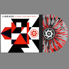 Load image into Gallery viewer, DJ Trace, Hyperfocus, Cybin and Others - Lineage EP - Machinist Music - MACHXVV01 - 12&quot; Clear Red and Black Splatter Vinyl (Import)