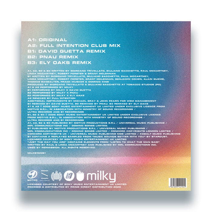 Milky - Just The Way You Are - MILKB1MOS1 back