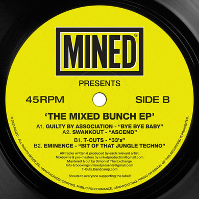 The Mixed Bunch EP - Swankout/ T-Cuts - Mined Records - 12