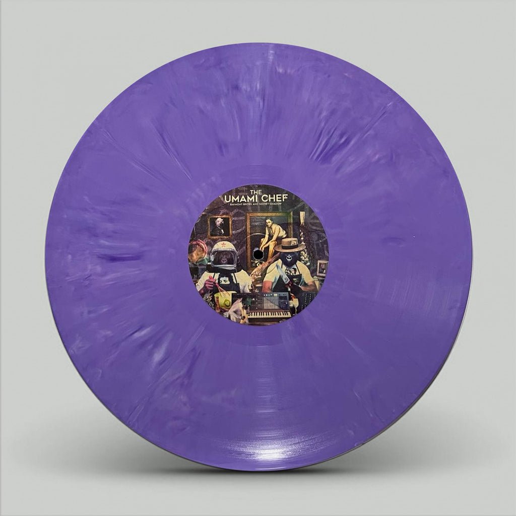 13 Monkeys Records - Baymont Bross & Sekret Chadow - The Umami Chefs - Recipe 1 - Marbled Purple 12" Vinyl -13MRLP009