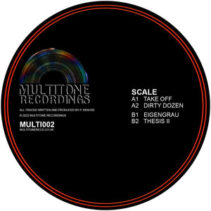 Scale - Multitone Recordings - Take Off EP - MULTI002 - 12" Vinyl