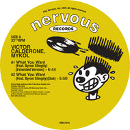 Victor Calderone & Mykol - What You Want ft. Byron Stingily / Take You Back - Nervous Records - NER27016 - 12