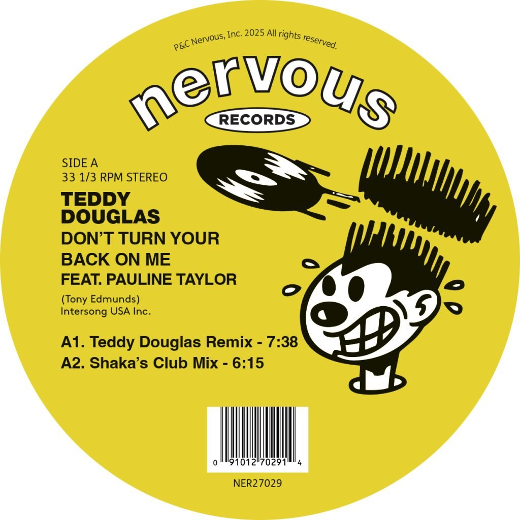 Teddy Douglas - Don't Turn Your Back On Me - Nervous Records - NER27029 - 12