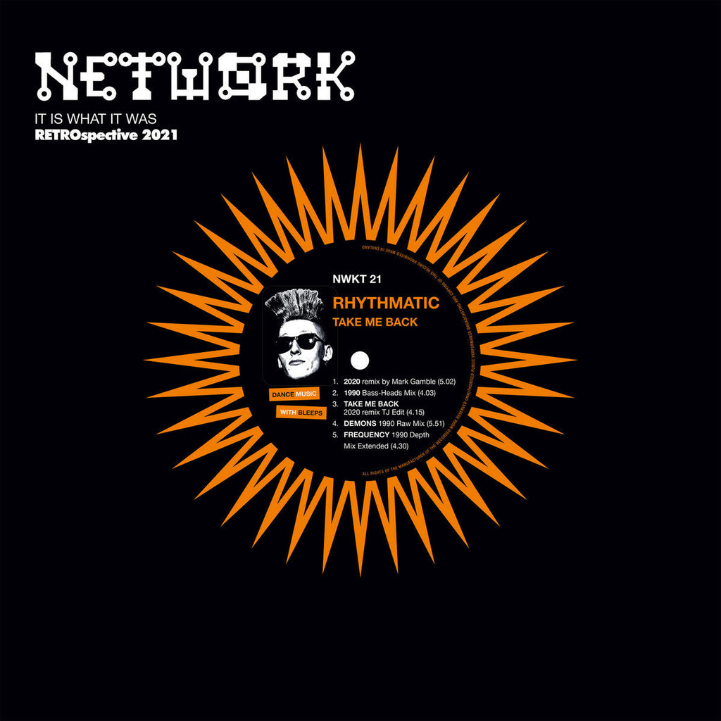 Rhythmatic - Take Me Back EP (Retrospective 2021) - Network Records -  NWKT21 - 12" Vinyl