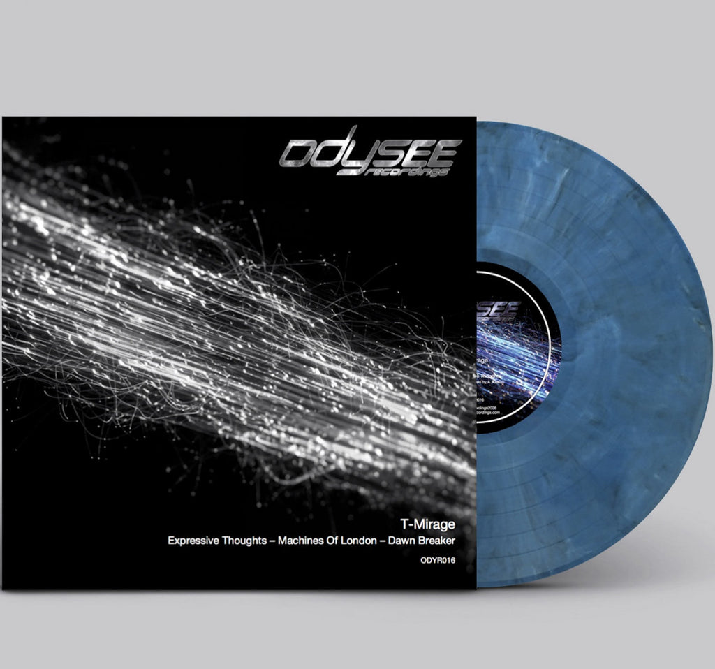 T-Mirage - Expressive Thoughts E.P. [Marbled Edition] - Odysee Recordings - ODY016LTD - 12" Marble Vinyl w/ Artwork Sleeve
