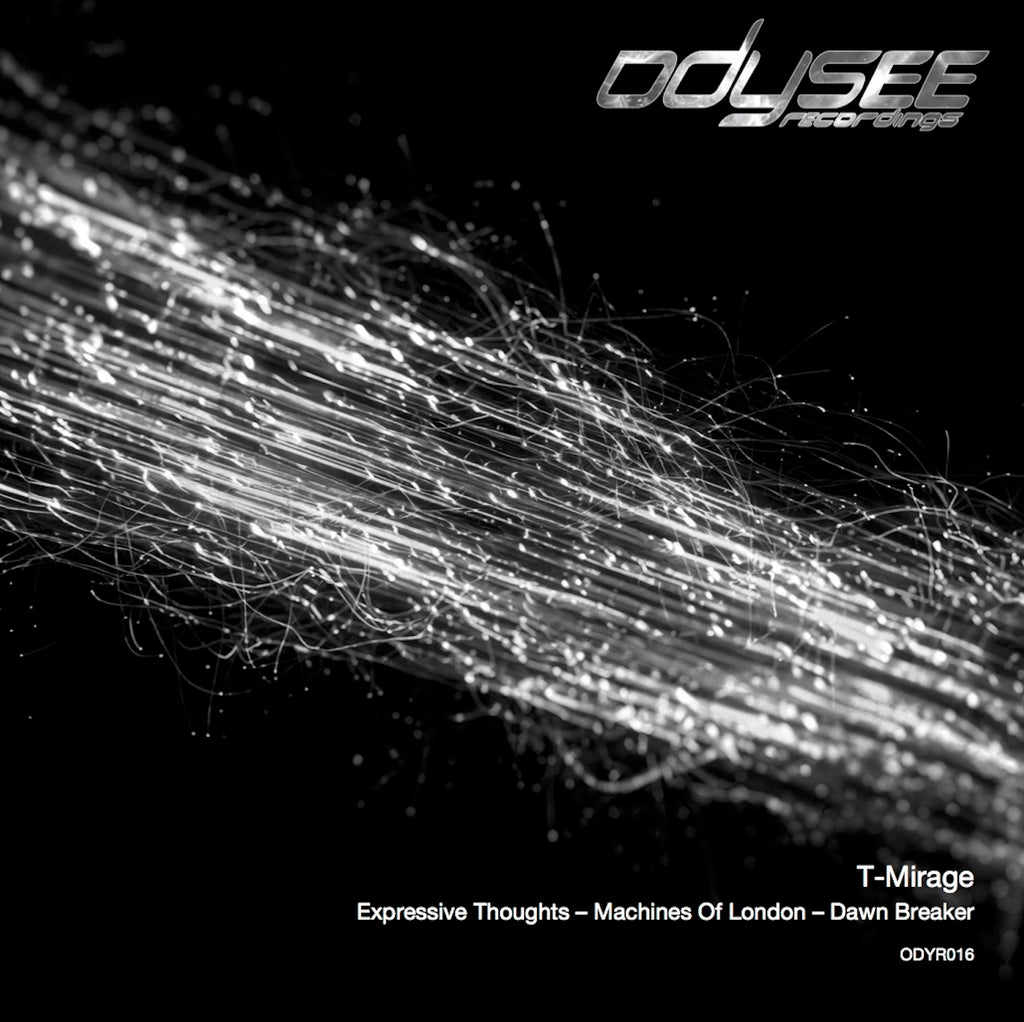 T-Mirage - Expressive Thoughts E.P. [Marbled Edition] - Odysee Recordings - ODY016LTD - 12" Marble Vinyl w/ Artwork Sleeve