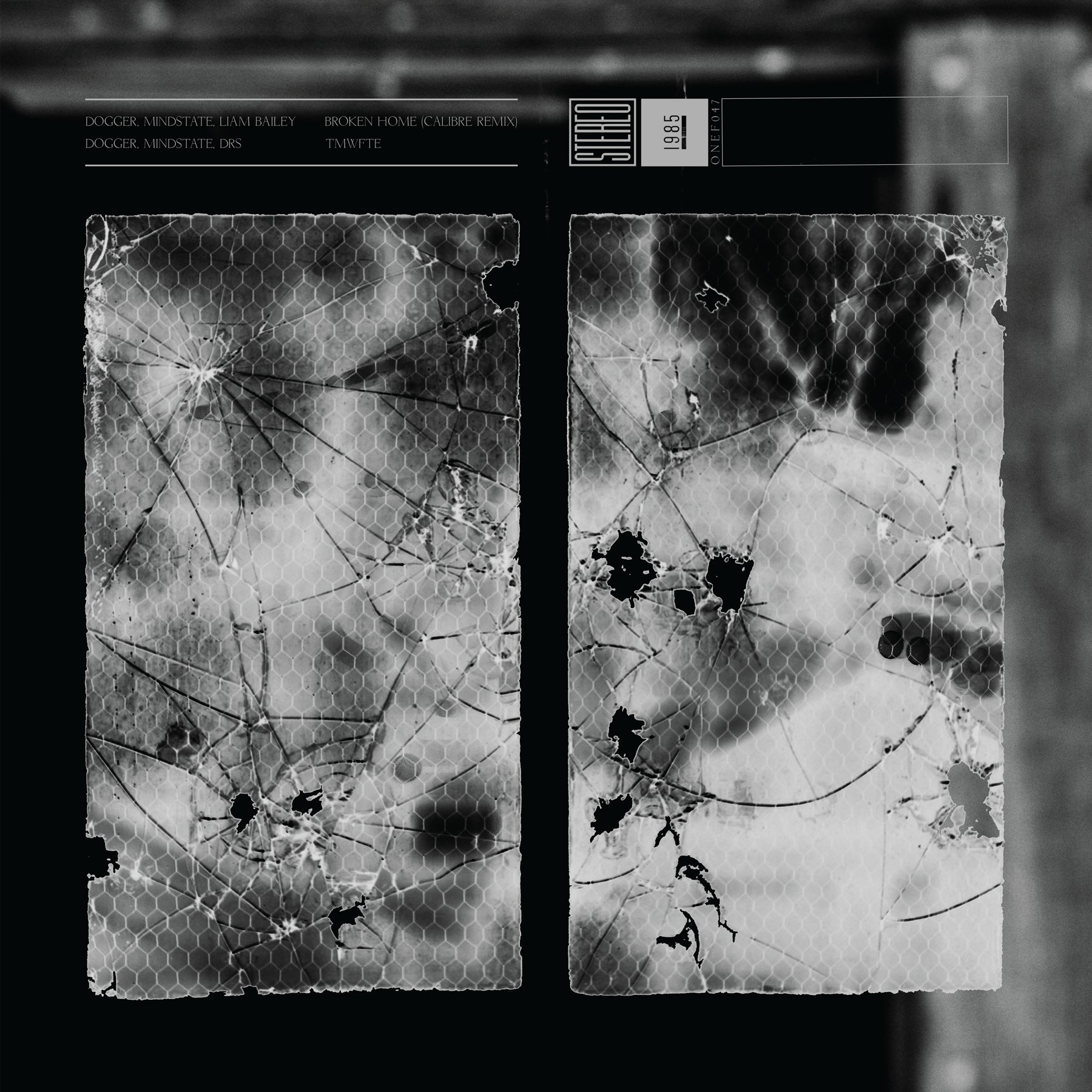 Dogger & Mindstate - Broken Home (Calibre Remix) / TMWFTE (THE MAN WHO FELL TO EARTH) - 1985 Music - ONEF047 -12" Vinyl