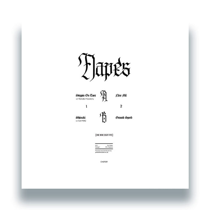 Napes - Steppin On Toes EP - ONEF089 back