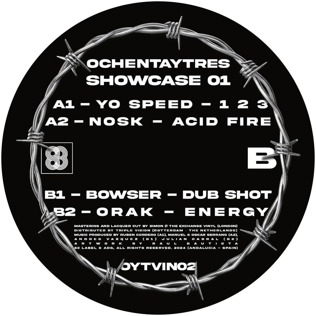 Various Artists - 83 - Showcase 01 - OYTVIN02 - 12" Vinyl - Breakbeat - Spanish Import