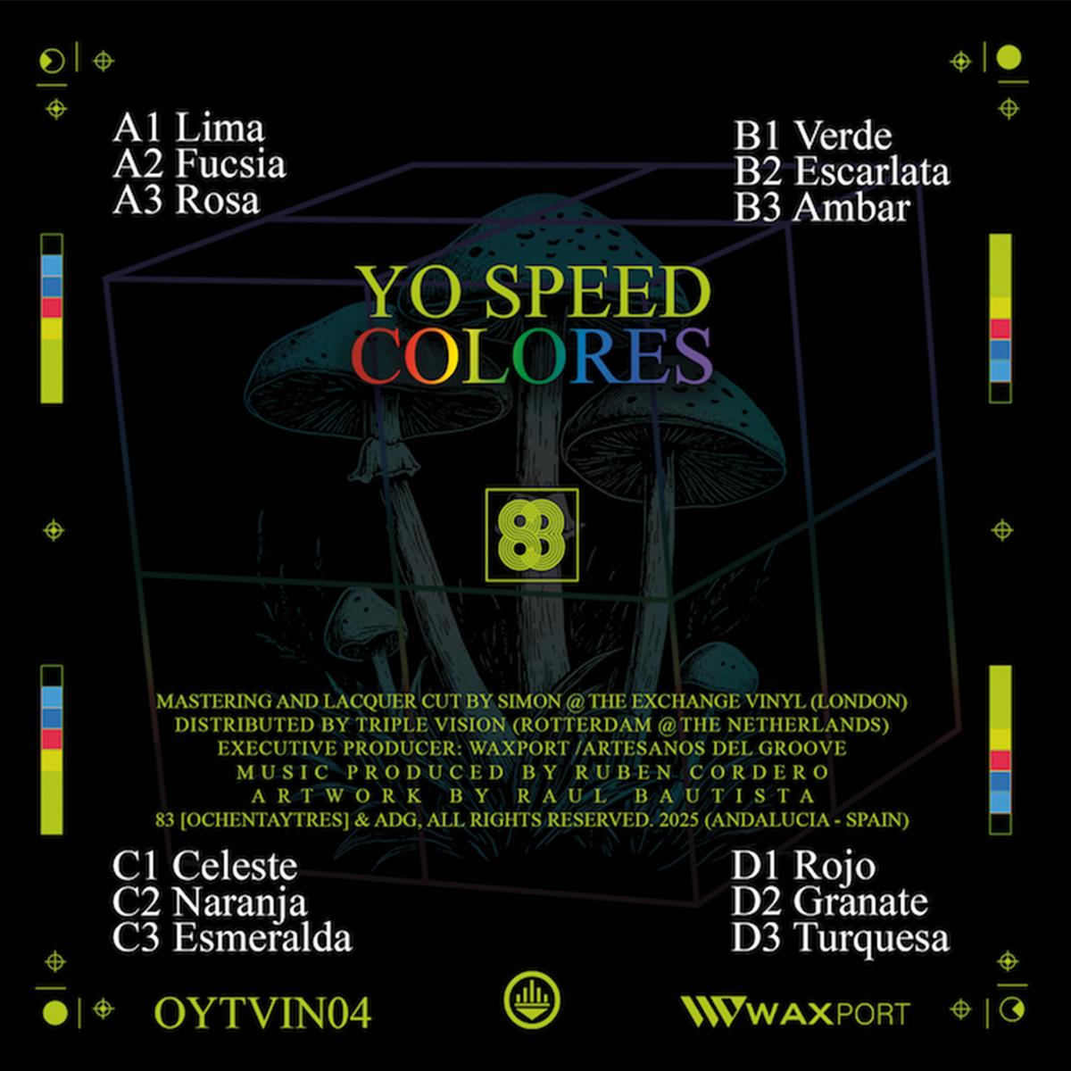 Yo Speed - Colores - 83 - OYTVIN04 - 2x12" Vinyl - Breaks - Spanish Import