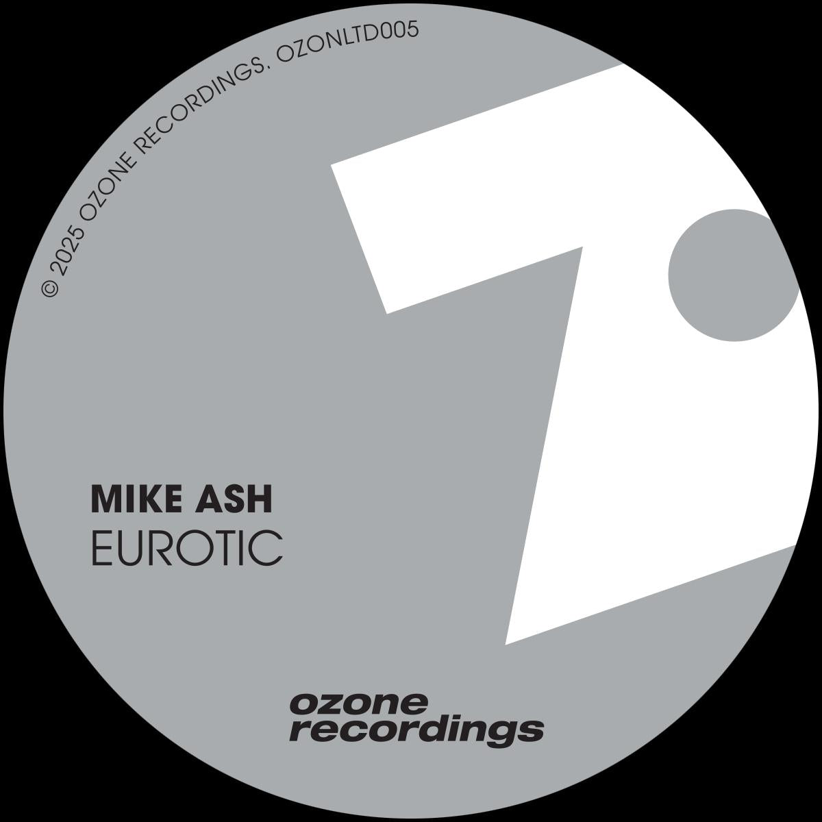 Mike Ash - Eurotic - Ozone Recordings - OZONLTD005 - 12" Vinyl - Hardcore