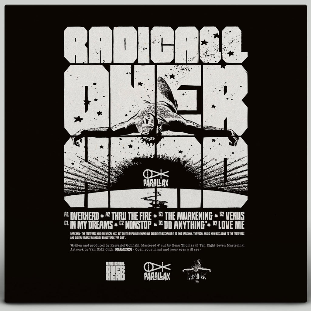 Radicall - Overhead LP - Parallax Recordings - PARA022 - 12 x 2" Black Vinyl
