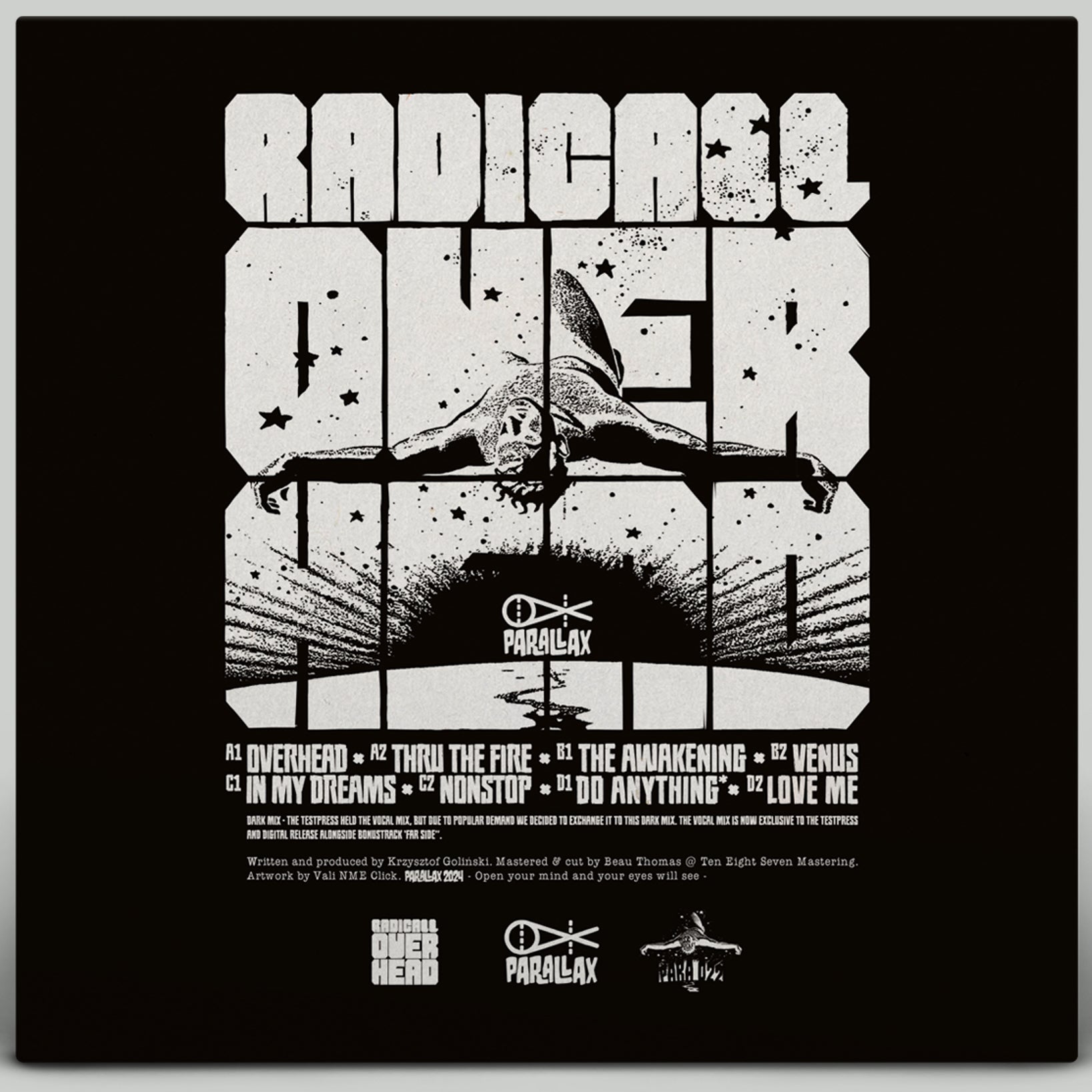Radicall - Overhead LP - Parallax Recordings - PARA022 - 12 x 2" Black Vinyl