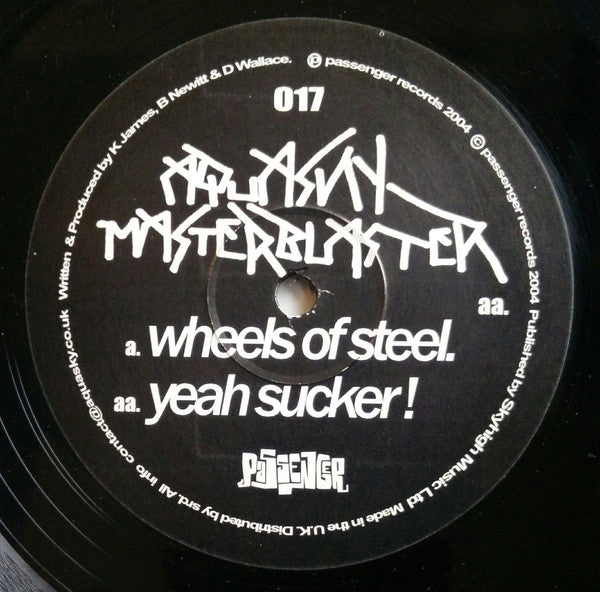 Aquasky vs. Masterblaster - Wheels of Steel / Yeah Sucker - PASA017