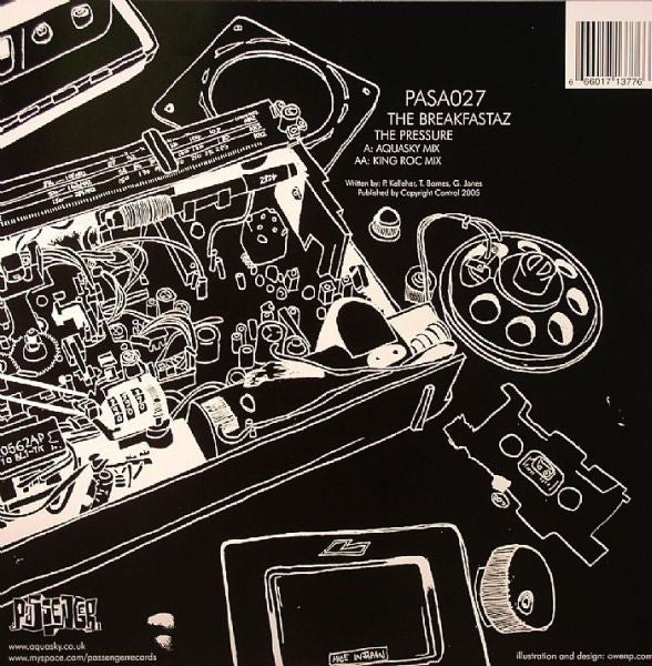 The Breakfastaz - The Pressure - PASA027 side B